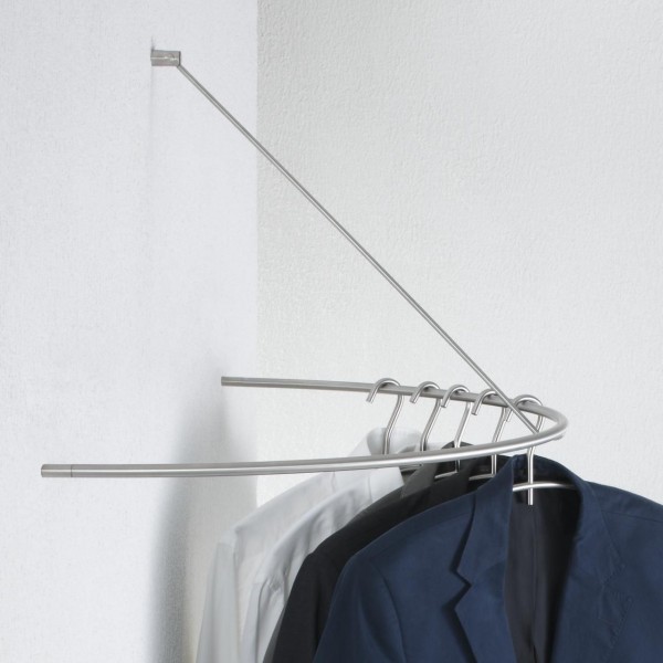 Phos Halbkreis Wandgarderobe G400 HW gebogen