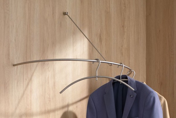 Phos Halbkreis Wandgarderobe G400 HW gebogen
