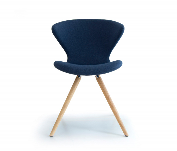 Tonon Stuhl Concept 902_02 gepolstert wooden legs