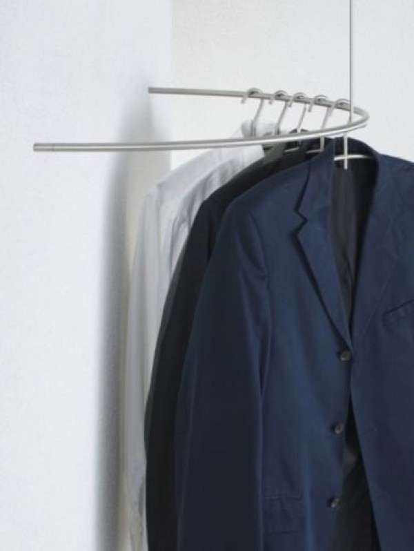 Phos Wandgarderobe G400 HD mit Deckenabhängung