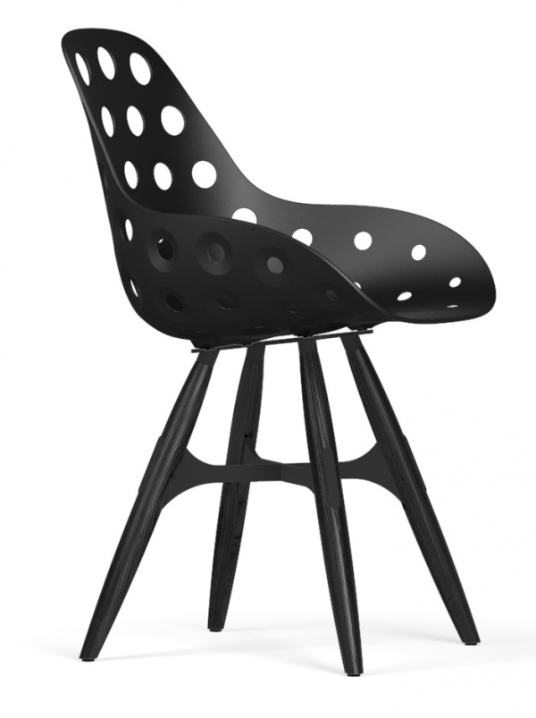 Kubikoff ZigZag Dimple Holes Stuhl