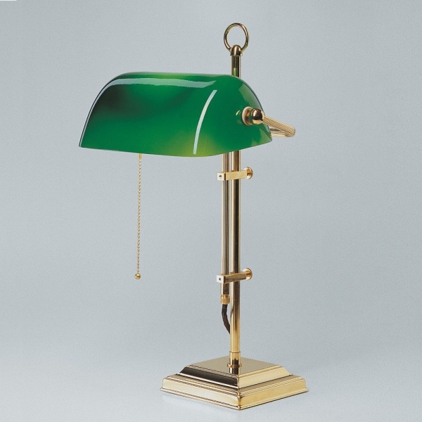 Berliner Messinglampen Bankerlampe Original
