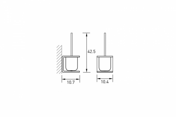 Radius WC-Bürstenhalter Puro