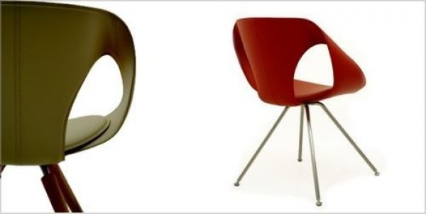 TONON UP-Chair gepolstert Steel legs