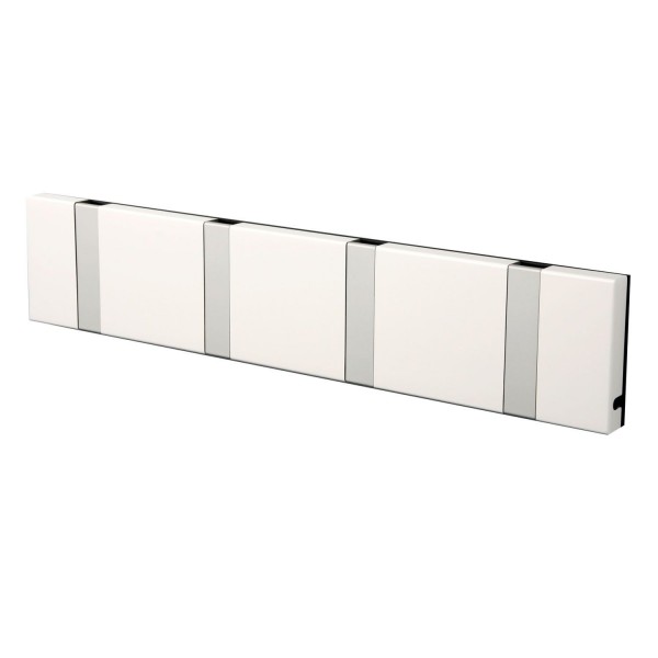 KNAX Garderobenleiste 4 Haken in Silber