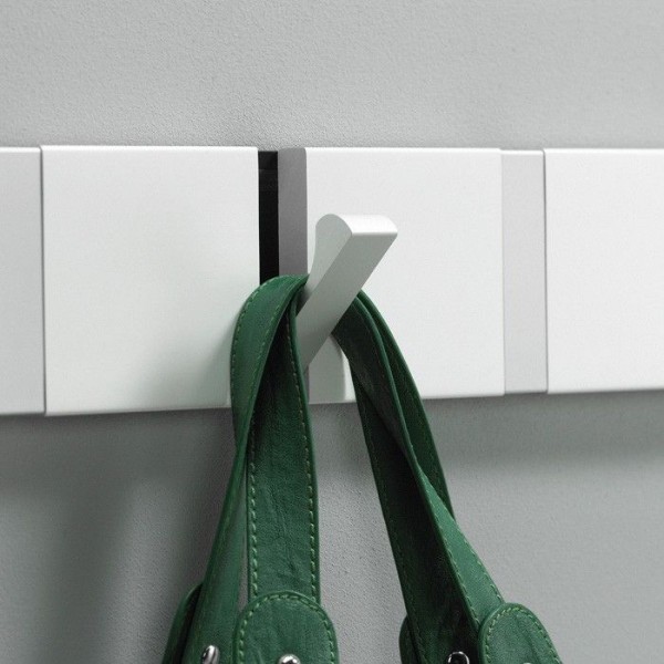 KNAX Garderobenleiste 6 Haken in Silber