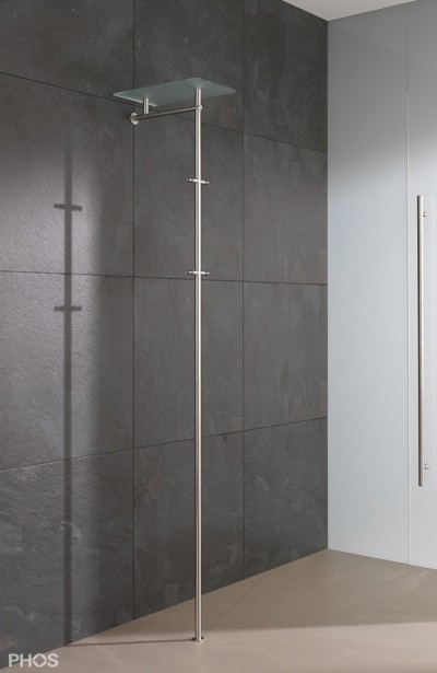 Phos Edelstahlwandgarderobe GL1
