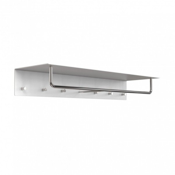 FROST Wandgarderobe Unu Breite 100 cm mit Kleiderstange Chrom