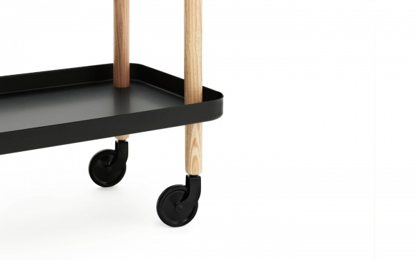 normann COPENHAGEN Roll- und Servierwagen Block schwarz