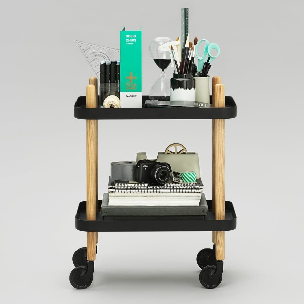 normann COPENHAGEN Roll- und Servierwagen Block schwarz