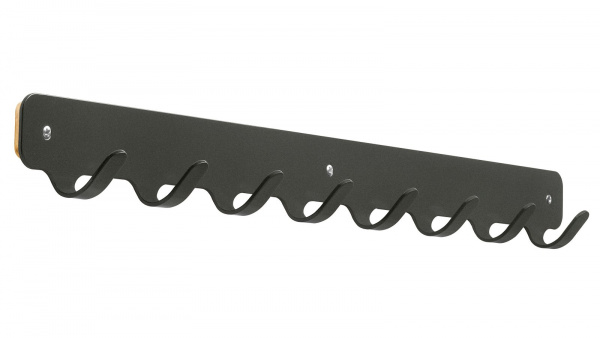 functionals Garderobenleiste Hook 8 schwarz