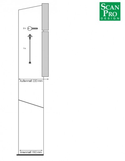 Safepost Standbriefkasten SP 129 Korpus anthrazit