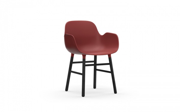 normann COPENHAGEN Form Armlehnstuhl Gestell Schwarz