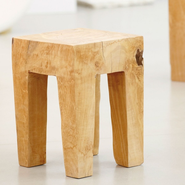 Jan Kurtz Teak Hocker JAVA eckig