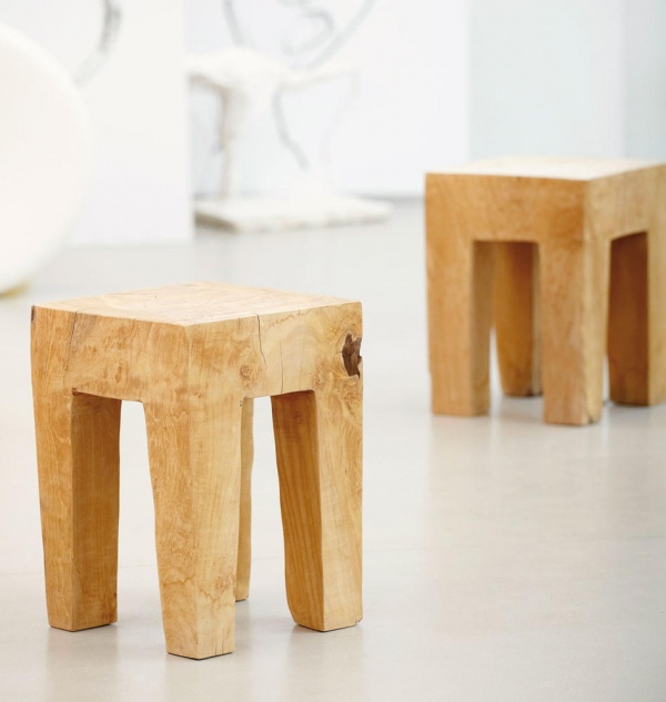 Jan Kurtz Teak Hocker JAVA eckig