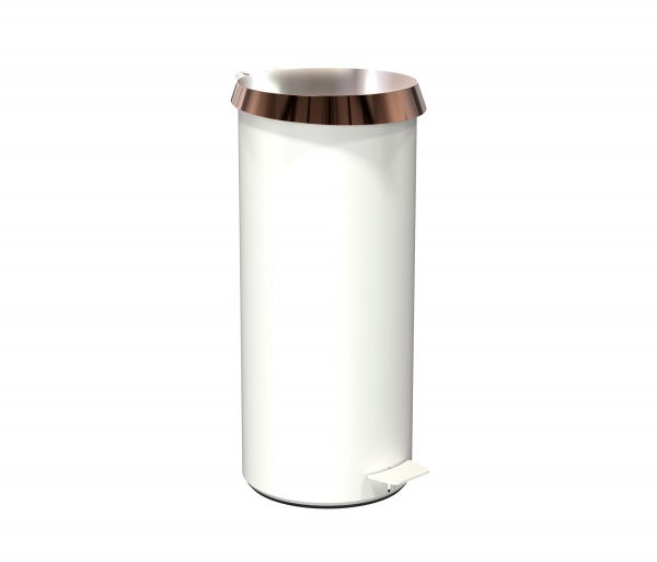 Frost Pedaleimer 3003 large - 15 Liter weiss