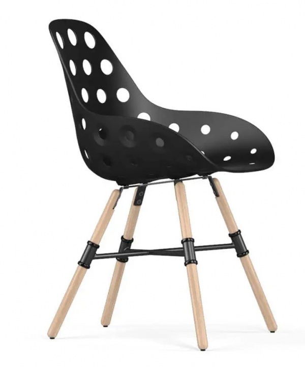 Kubikoff Giro-Base Dimple Holes Stuhl