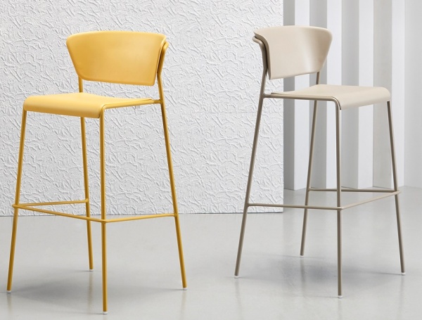 Scab Design Lisa Tecnopolymer Barstuhl