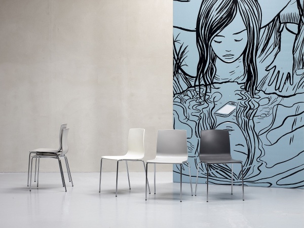 Scab Design Alice Chair Technoplymer 4 Fußgestell stapelbar