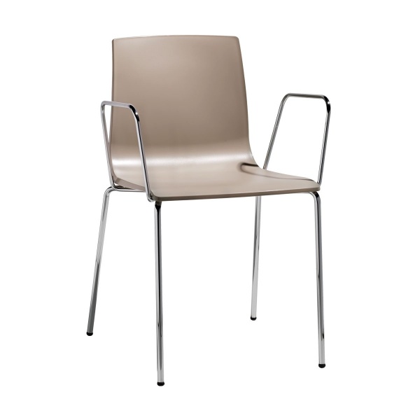 Scab Design Alice Chair mit Armlehnen 4 Fußgestell stapelbar