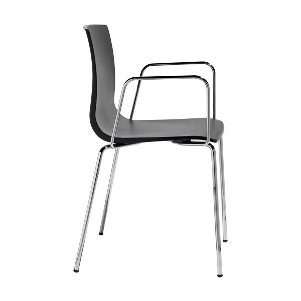 Scab Design Alice Chair mit Armlehnen 4 Fußgestell stapelbar