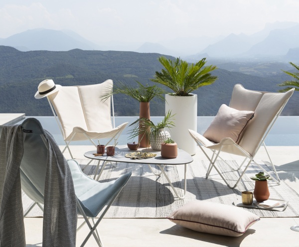 Lafuma Sphinx Sessel Privilege Gestell Farbe weiss