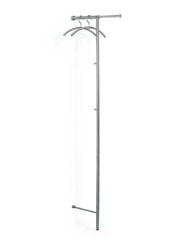 D-TEC Edelstahl Wandgarderobe Lina T
