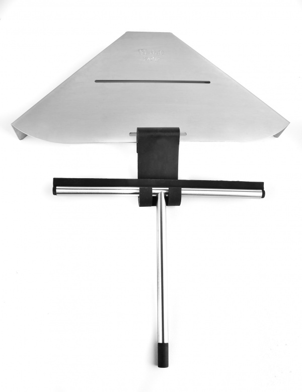 VA4.0 Edelstahl Eckduschablage EL350