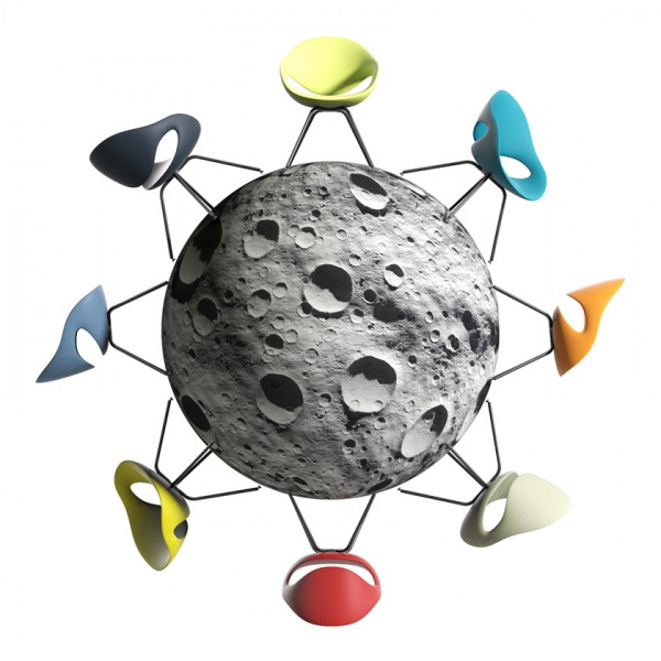 TONON Moon Chair_908 Metal Base