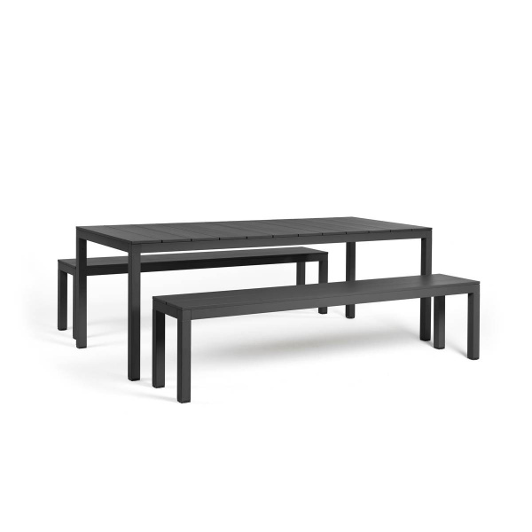 Nardi Set Rio Bench Alu + Tisch Rio Alu 210 Fix