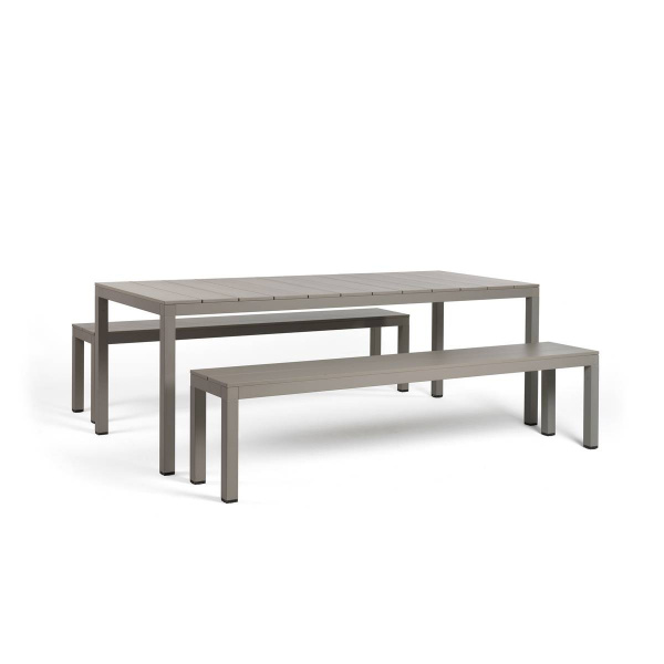 Nardi Set Rio Bench Alu + Tisch Rio Alu 210 Fix