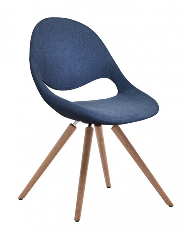TONON Little Moon Chair_908 gepolstert Wood Base