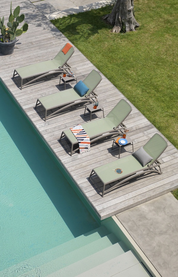 Nardi Sonnenliege Atlantico Gestell taupe