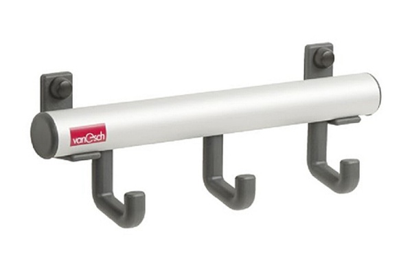 functionals Tertio H 30cm Garderobenleiste mit 3 Haken