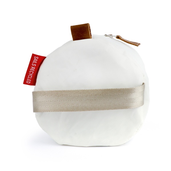 360° Segeltuchtasche Tonne Kosmetikbeutel weiss-Zahl grau