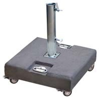 Scolaro BC5151GRA4 graue Kiesbetonplatte mit Handgriffen