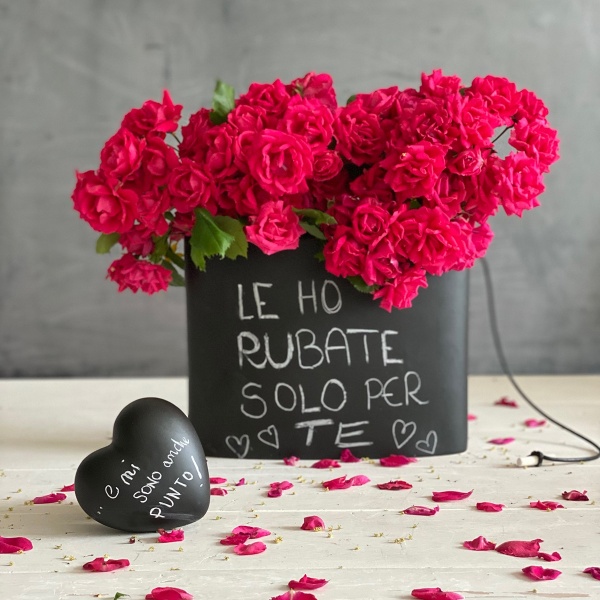 Creativando Keramik Geschenkherz...Free Words