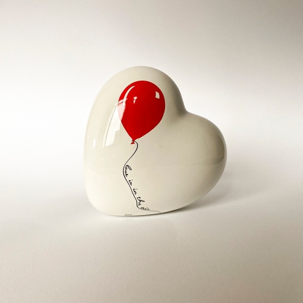 Creativando Keramik Geschenkherz...Love is in the air