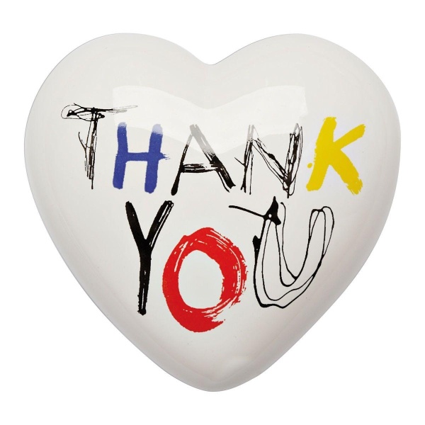 Creativando Keramik Geschenkherz...Thank you