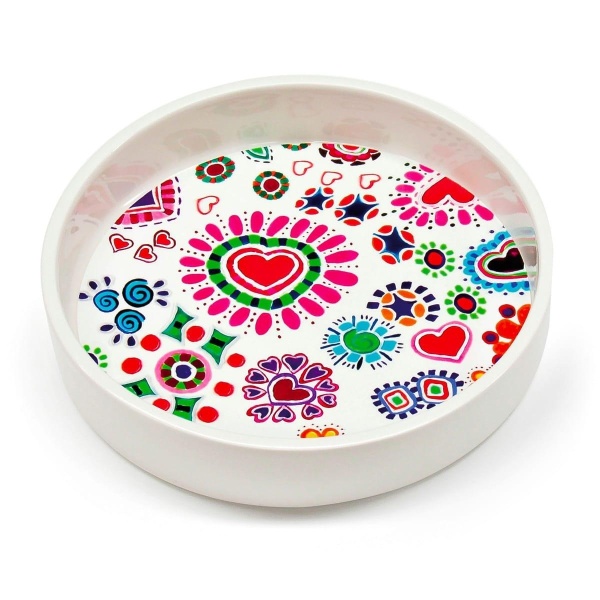 Creativando Keramik Schale...Color Dream