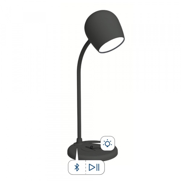 Kreafunk Ellie 3-in-1: Lampe, Bluetooth Lautsprecher und kabelloses Ladegerät