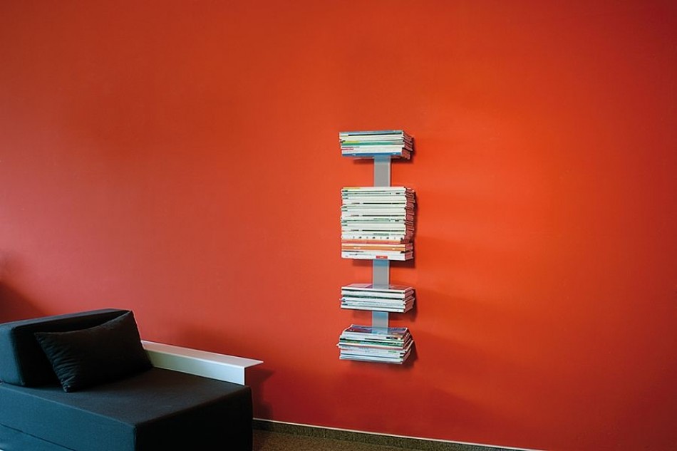 Radius Booksbaum Magazin Rack klein Wand