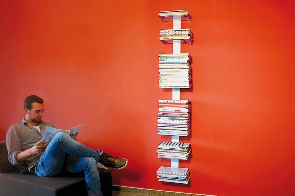 Radius Booksbaum Magazin Rack groß Wand