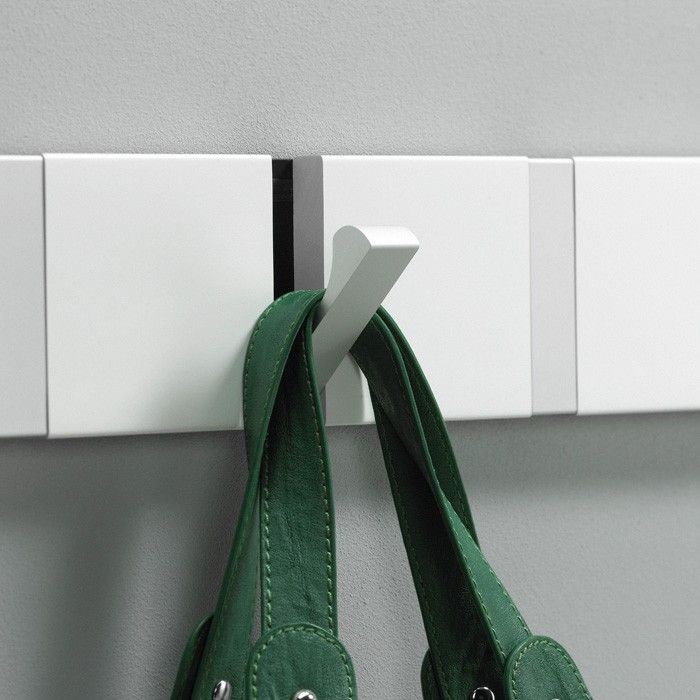 KNAX Garderobenleiste 6 Haken in Silber