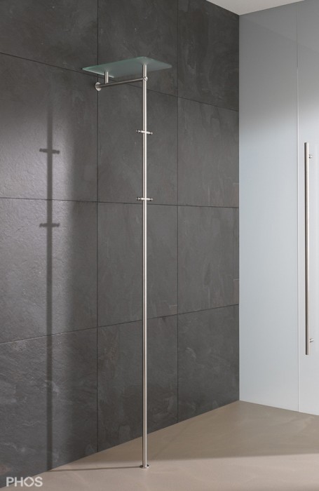Phos Edelstahlwandgarderobe GL1