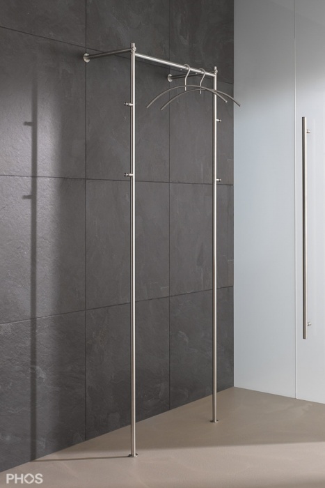 Phos Edelstahlwandgarderobe G L2