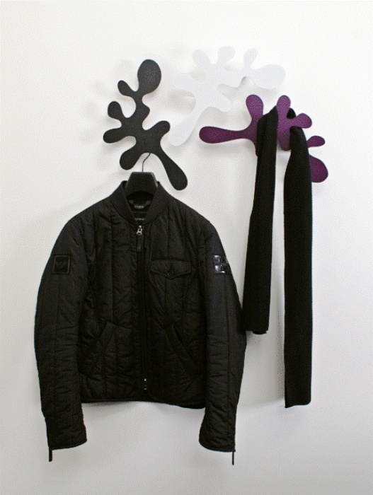 Frost Camouflage Garderobe 3er-Set weiss/schwarz/violett