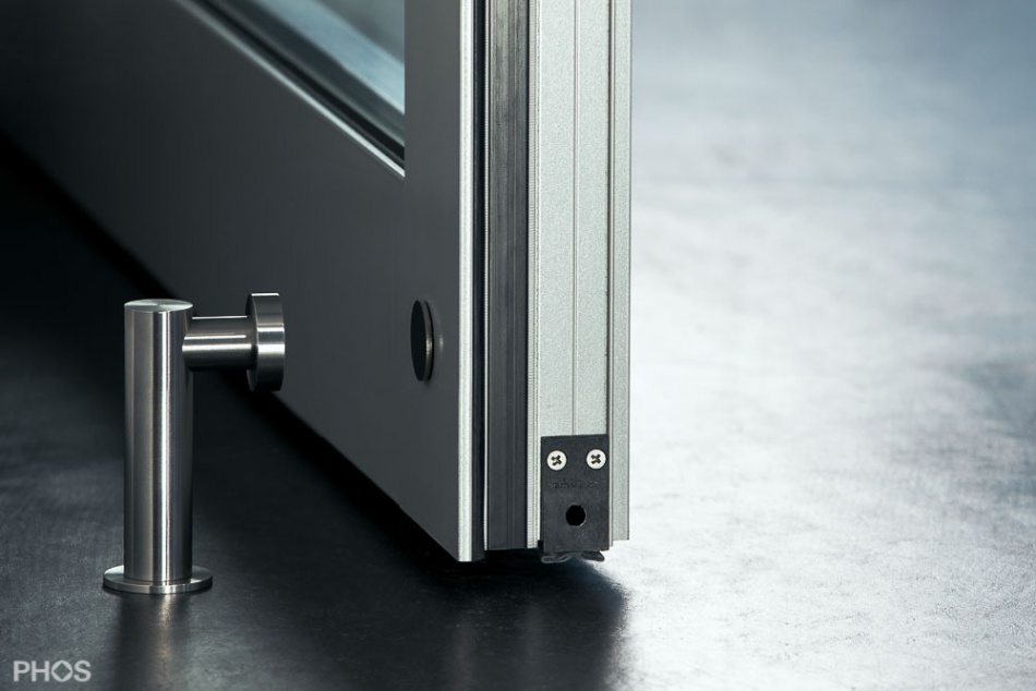 Phos Türfeststeller L-Form TFM25-100 mit Magnet