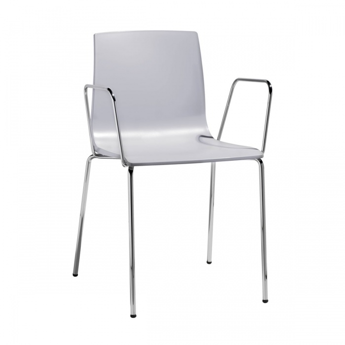 Scab Design Alice Chair mit Armlehnen 4 Fußgestell stapelbar