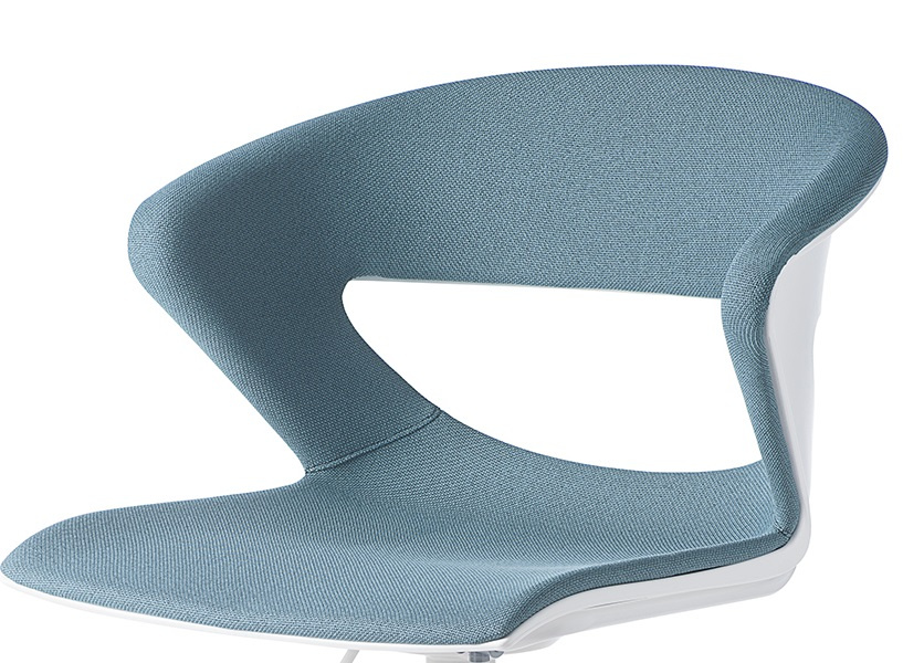 Kicca Sitzschale Sitz- und Rückenfläche gepolstert für Traverse